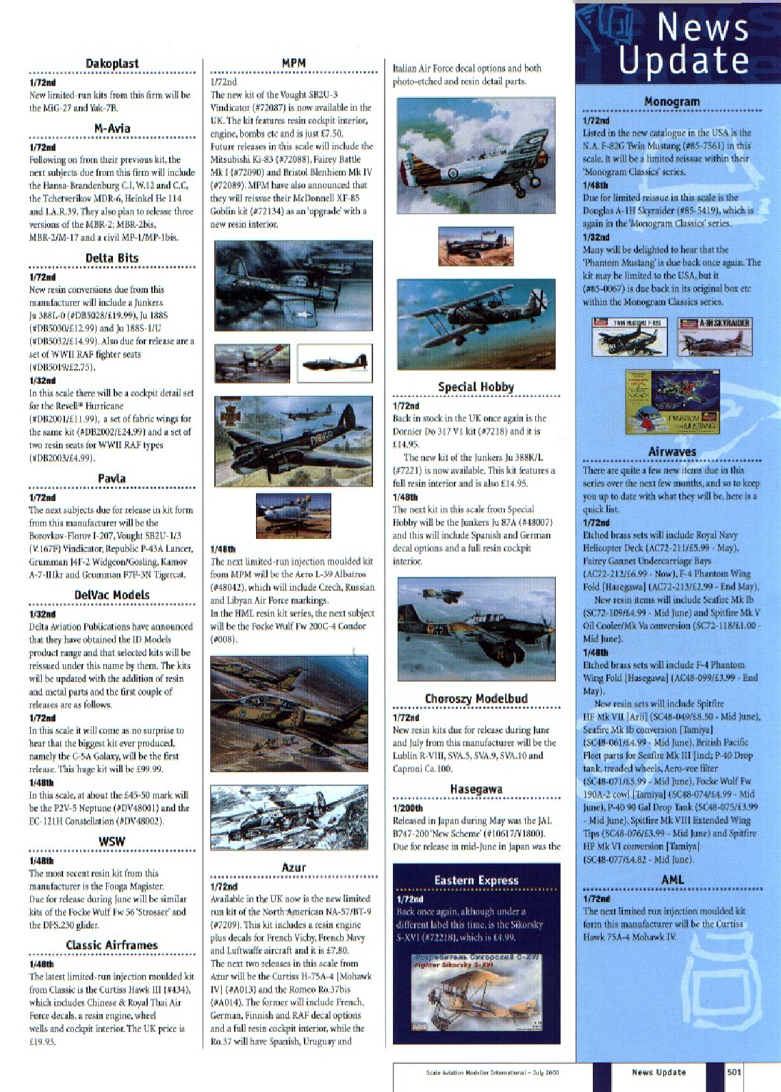 Scale Aviation Modeller International 2000-07